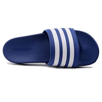 Adilette Gummisohle Rutschfest Rutschfest Badeschuhe Unisex Blau Weiß aq4936
