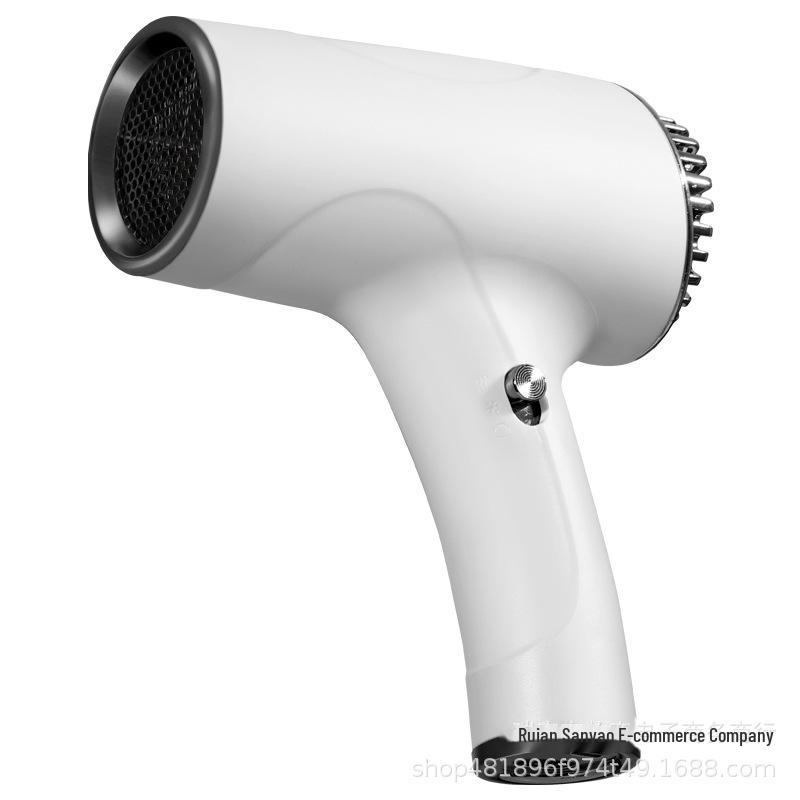 High-Power Wireless Hair Dryer - Portable, Quick-Dry with Negative Ion Technology for Cold & Warm Hair Care