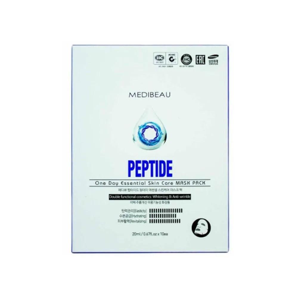 MEDIBEAU One Day Essential Skincare Mask Pack 20ml - Peptide 10 Sheets