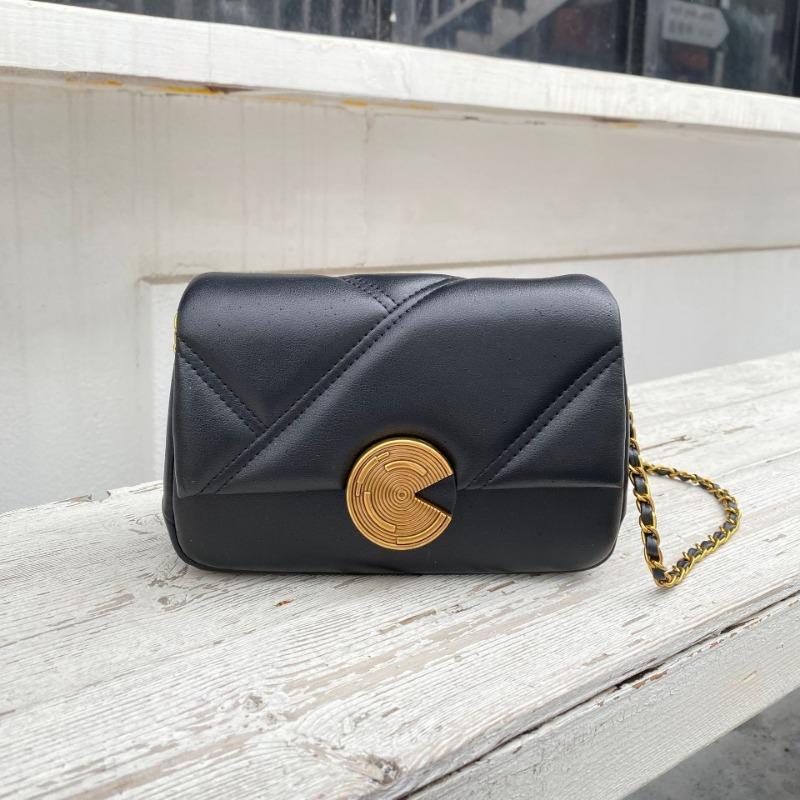 Trendy Versatile High-quality Niche Design Women's Bags, Leather Small Square Bags, Diamond Chain Bags
