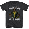 Mr T Mens T-Shirt MY SHIRT In Black Heather In Sizes SM5XL Rocky Boxing. Unisex T-Shirt