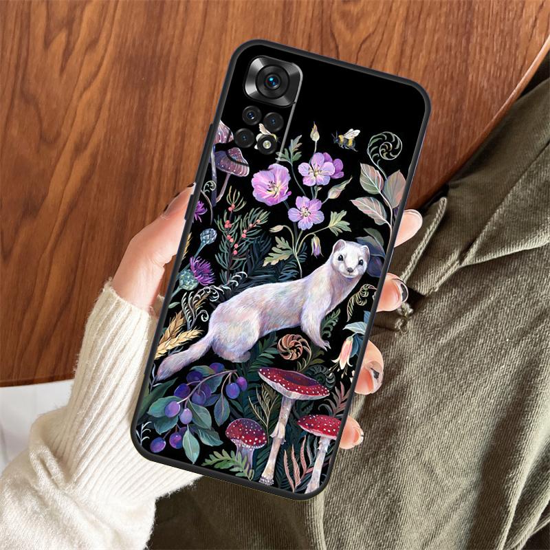 

Mushroom Forest Case For Xiaomi Redmi Note 14 Pro 13 12 11 10 15 Pro Plus Redmi 15 C 13 10C 12C 13C 14C Cover Redmi Note 12 4G