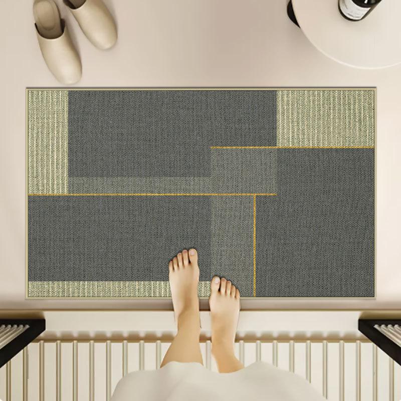 Entrance Door Mat Foot Mat Water Absorbing and Anti Slip Entrance Door Bathroom Entrance Hall Kitchen Carpet