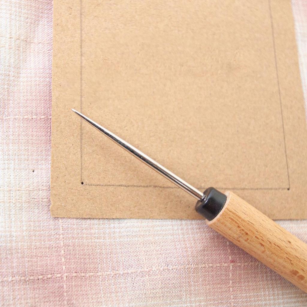 Leather Awl Punch Tool Multi-Purpose 2-Piece Leather Sewing Craft Tool Awl For Handmade Projects Beginners Hobbyists Women