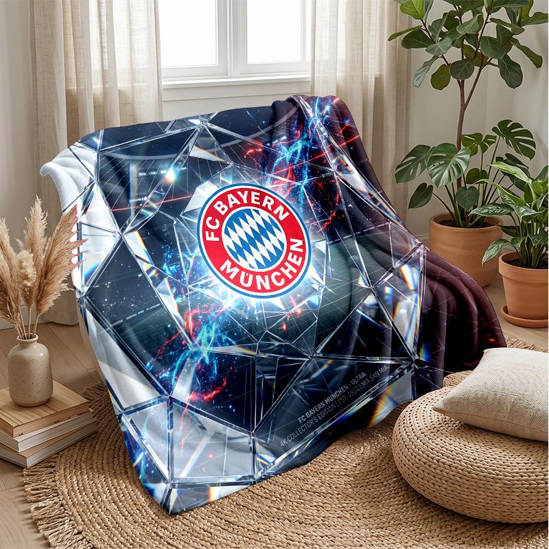 Bayern Munich Theme blanket Soft Flannel Blanket Plush Throw Blanket Cozy Sofa Bed Blanket for Home Decor