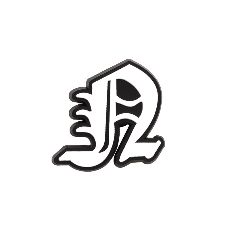 Maxun Old Alphabet Shoe Charms Letter Decoration for Clog Sandals Cute Grapheme Bracelet Party Accessories Favor 1 PCS