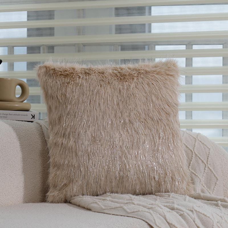 Medieval Style Brown Retro French Pillowcase Living Room Sofa Bed Cushion Pillow Bay Window Cushion Waist Pillow