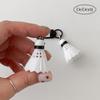 Cute Badminton Ball Sports Mini Shuttlecock Exercise Keychain