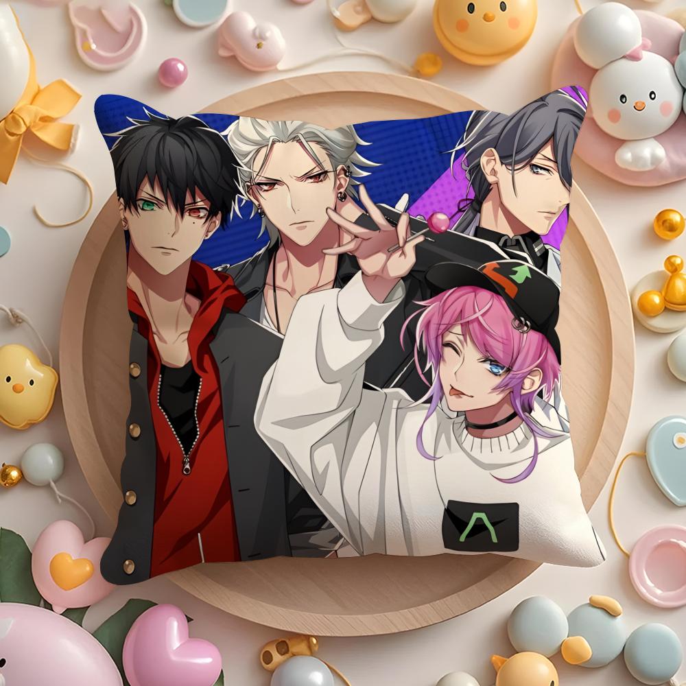 H-Hypnosis Mic cartoon Cushion Cover Home & Car Multi-Scene Pillow Cover - Reversible, Soft & Durable for Daily Use