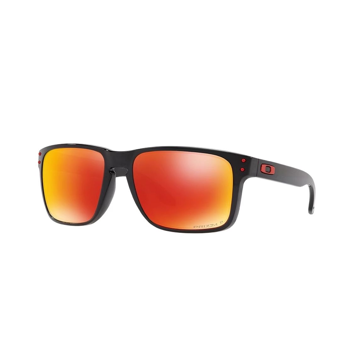 Oakley Square Sonnenbrille Mit Bunter Buchstabenverzierung Unisex-Sonnenbrille Schwarz 0OO9417-08 Eyeglass Case+Dust Bag,58,Black red