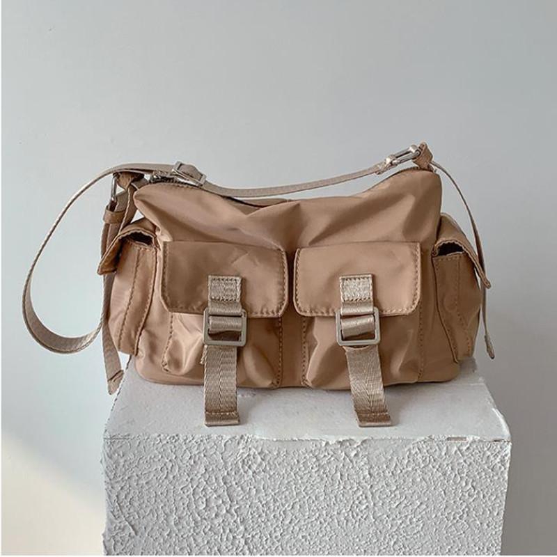 

Women S Nylon Zipper Shoulder Bag Casual Bags With Top Handle For Ladies Feminine Shoulder Bag Premium Durable