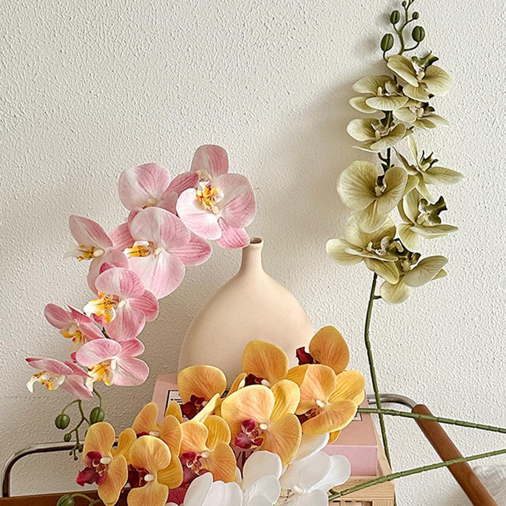 Customizable Floral Decor Fake Flower Decoration Phalaenopsis Artificial Flower