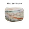 Gradient Color Space Dyed Wool Yarn 150M 50g/roll Colored Wool Yarn DIY Craft Plush Hand Knitted Yarn For Sweaters and Scarves