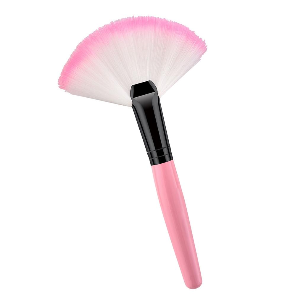 Synthetic Fiber Fan Makeup Brush For Women Travel Brushes Face Cosmetic Application Eyeshadow Brush Ergonomic Handle
