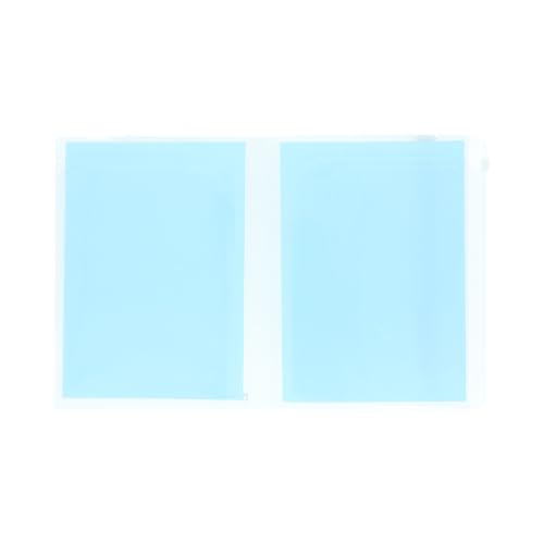 Sun-Star Stationery Clear File, Multi-functional, with Elastic Band, A5 Size, Silver Gray, S2178206