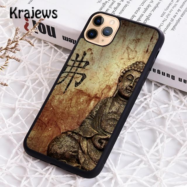 Krajews Gautama Buddha Soft Phone Case Cover For iPhone 17 Air 16 15 14 plus 11 12 13 pro max coque Shell Fundas