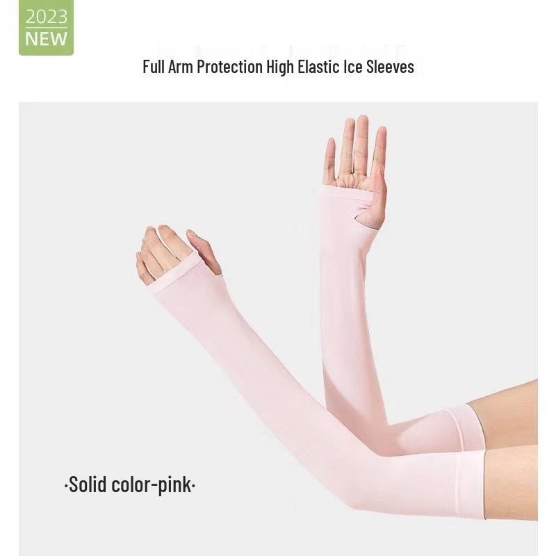 UV Protection Ice Silk Arm Sleeves for Cycling and Outdoor Activities