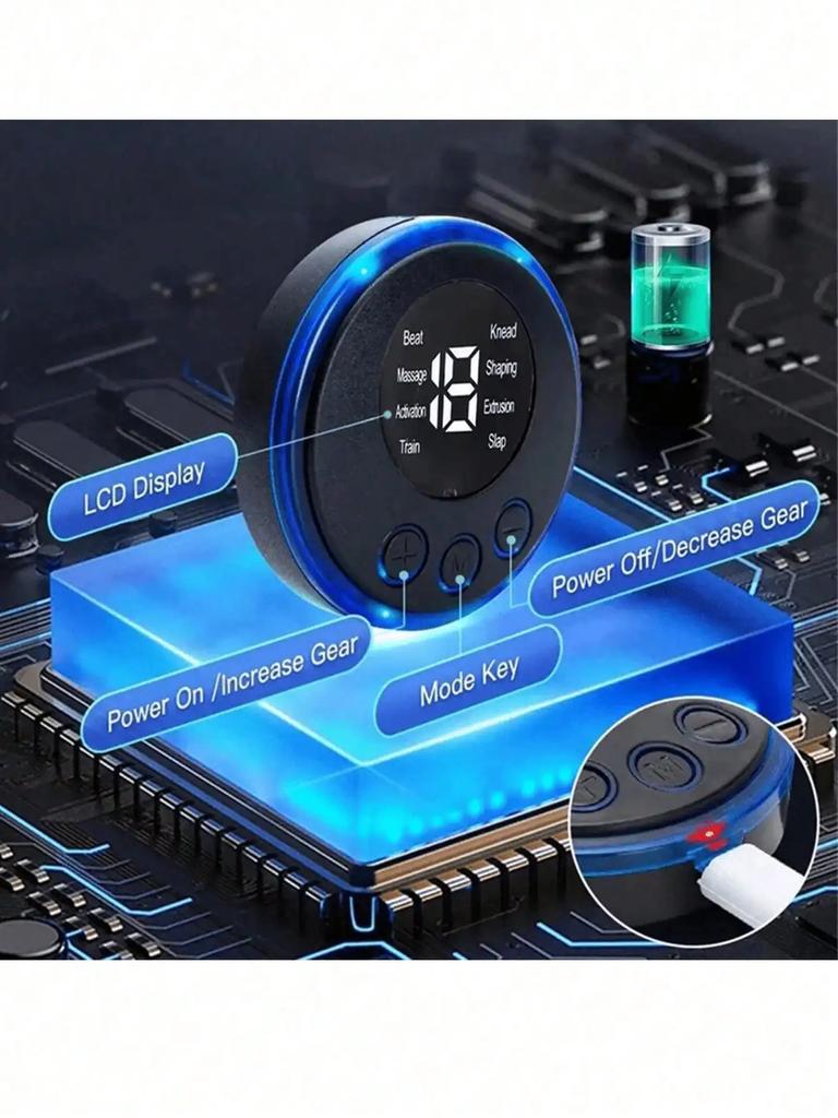 Electric Waist Massager, Exercise Waist Belt , Portable Body Massager Belt, Arm Hip Leg Waist Full Body Exercise