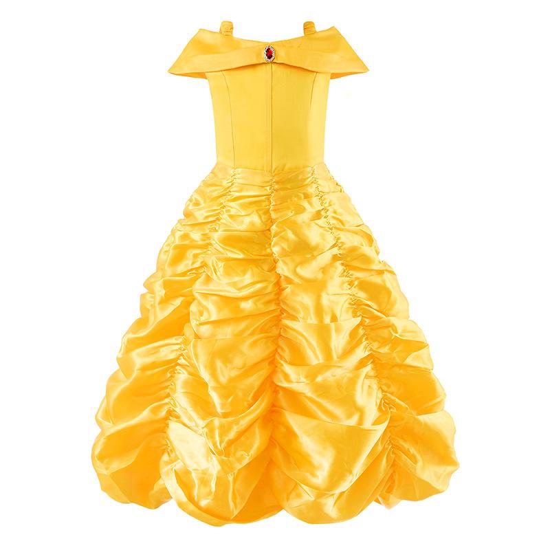 Costume da Principessa Cosplay per Bambina Regina delle Nevi Vestito Halloween Carnevale Vestiti Carini Cosplay Abbigliamento per Feste Serale per 2-10 Anni