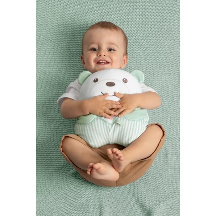 Peluche tendre Ourson - CHICCO - Vert - Dès la naissance