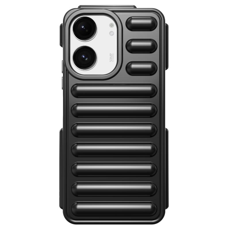 

Capsule Series for Xiaomi Redmi 13C 4G/5G/13R 5G/Poco M6 5G/Poco C65 4G TPU Case Ribbed Back Phone Cover Black