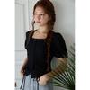Egoist String Shirring Volume Blouse  Es2obl05 
