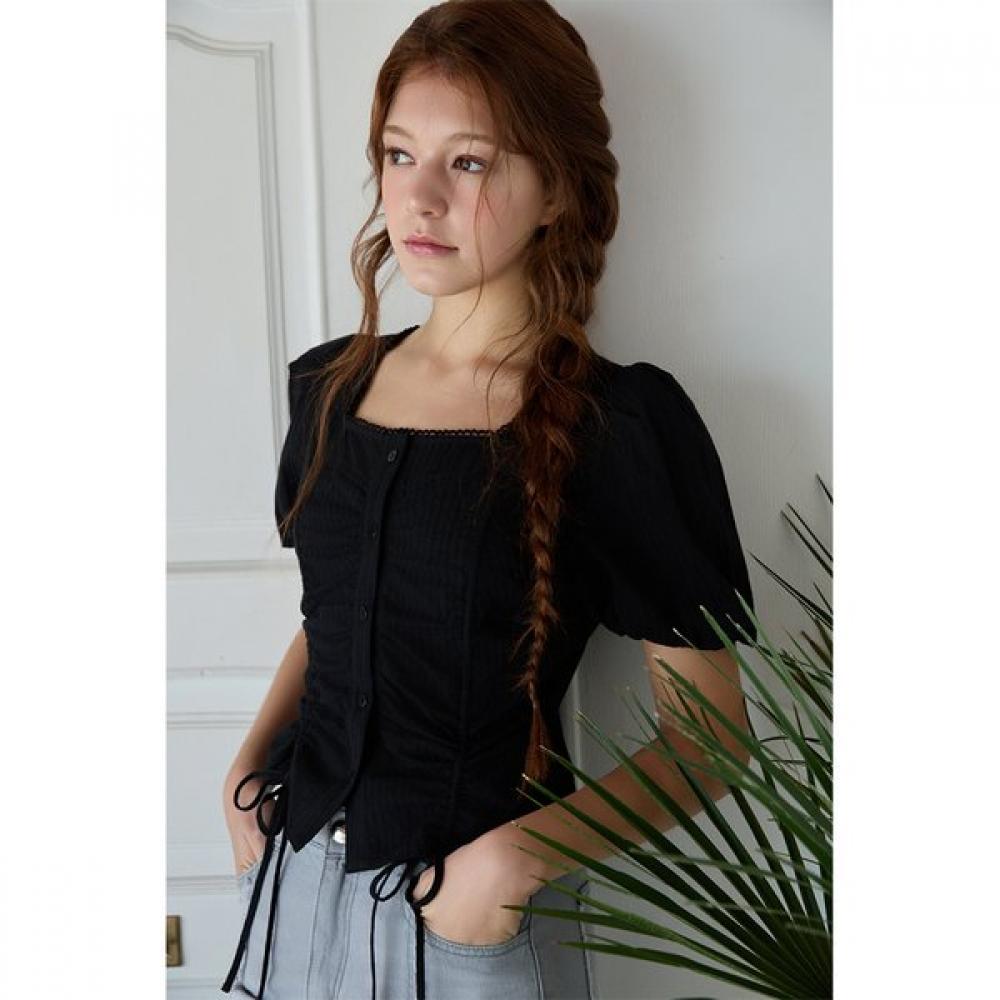 Egoist String Shirring Volume Blouse  Es2obl05 