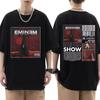 Rapper The Eminem Show Album Double Sided Print T Shirt Men Hip Hop Oversized T-shirts Women Vintage Style Streetwear Tee Summer