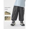 Right European Boys' Waterproof Cargo Pants Children's Casual Long Pants 2026 Spring New Children's Clothing Spring and Autumn Baby Pants