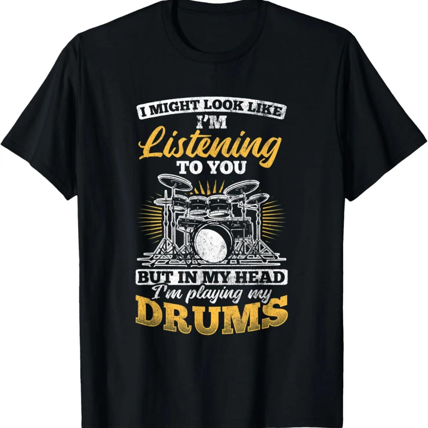 I Know I Play Like A Girl, Try To Keep Up Drums T-Shirt S