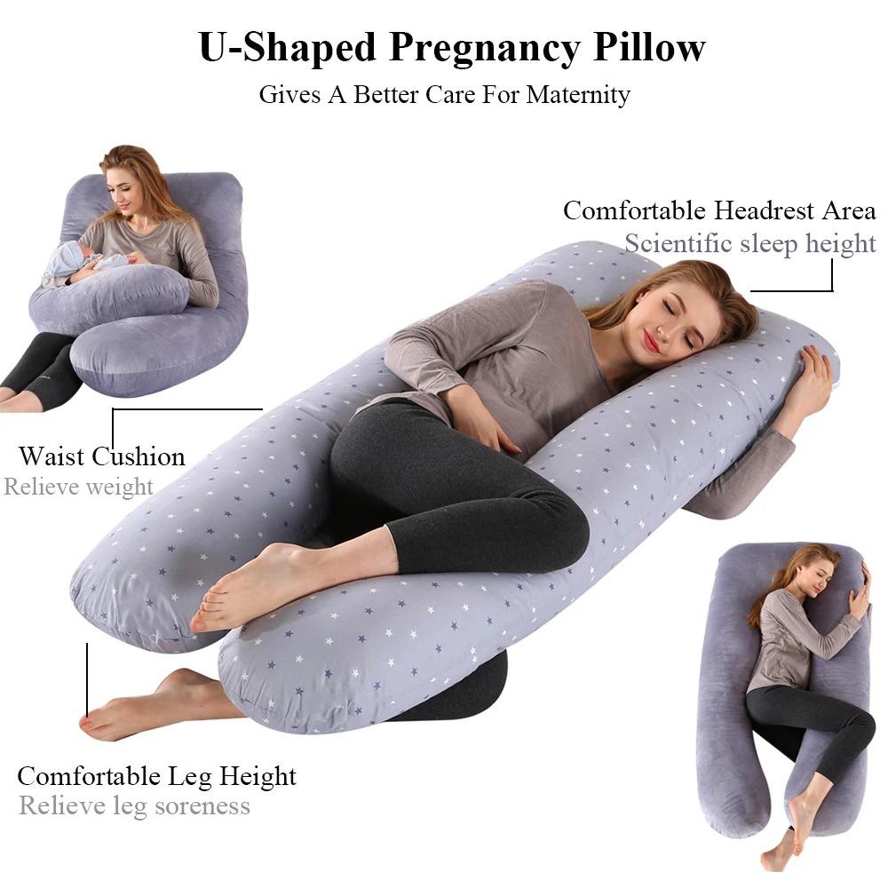 Soft Pregnancy Pillow Multi Functional Waist Protection Pillow Breastfeeding Pillow  Pregnant Women