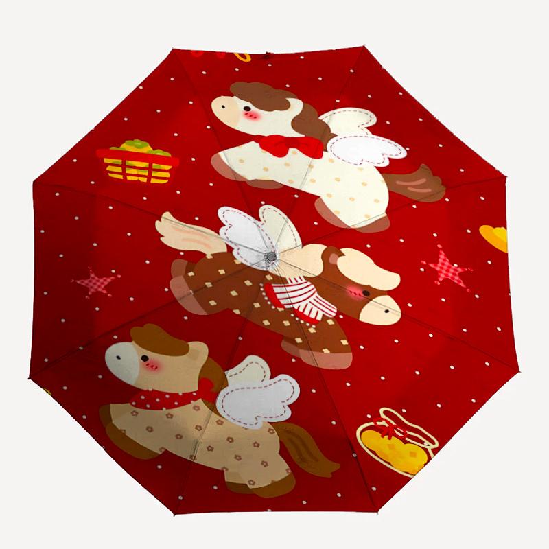 

1pc Toy Horse Umbrella That Opens Closes Automatically Perfect Gift with a Convenient Folding Mechanism 34