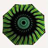 1pc Abstract Pattern Automatic Folding Umbrella, Portable & Foldable Design with 8 Ribs, Casual Outdoor Accessory yy250805053