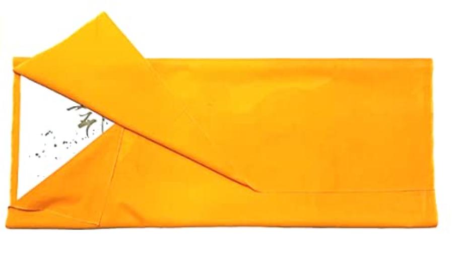 Furoshiki Set of Suitable for Turmeric and Insect Repellent [Hana Kanzashi] (Wrapping Clothes) - 3, 95cm, Dressers, Yellow, Storage, Preservation,