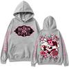 Hazbin Hotel Sudadera con Capucha de Polvo Hombre Mujer Harajuk