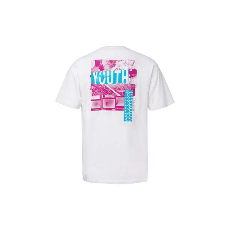 Converse Set-in Sleeve T-Shirt Men's White 10019928-A01