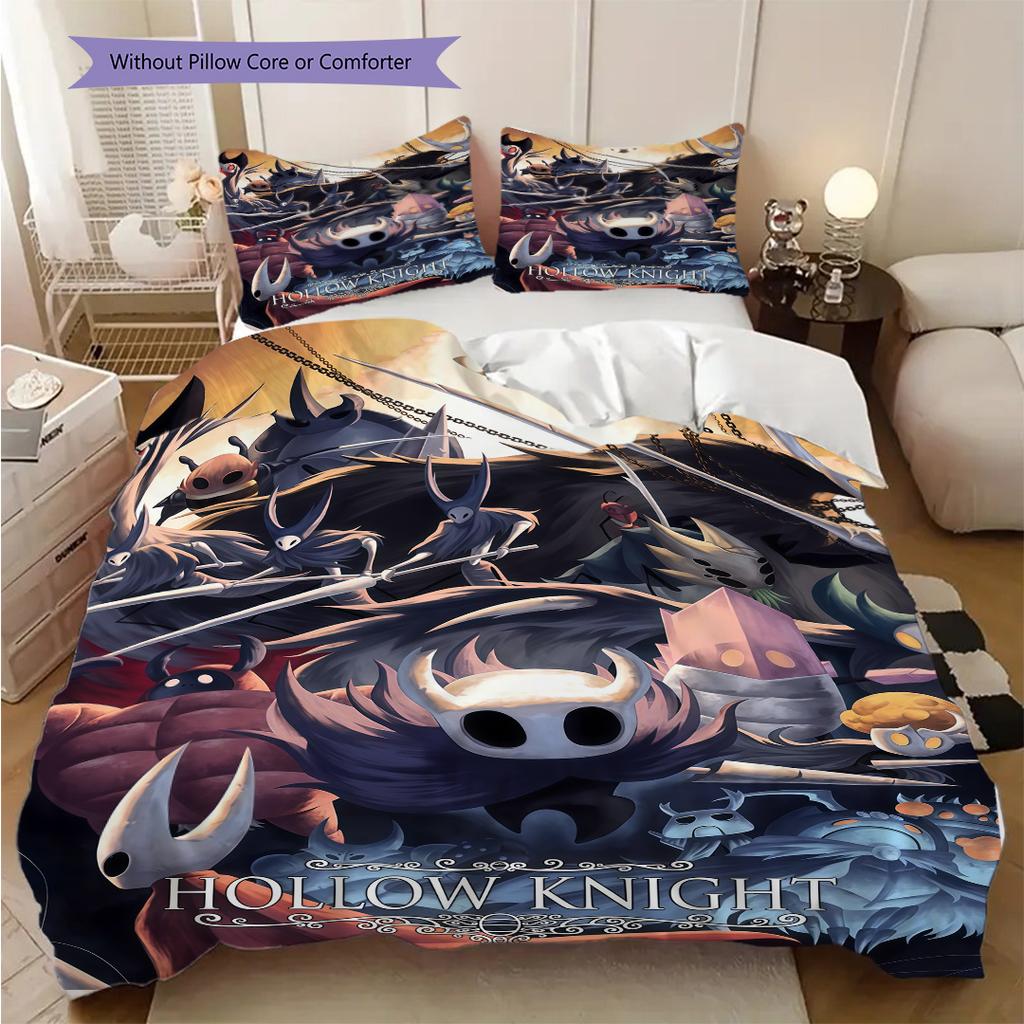 Hollow Knight Shadows Rise Bedding 1 Duvet Cover 2 Pillowcase Without Core Christmas Birthday Gift Duvet Cover And Pillowcase