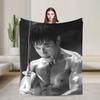 Lee Byung Hun  Blanket  Super Soft Fashion Plush Throw Blanket For Girls Boys Home Decor Flannel Bedspread Bed Cover