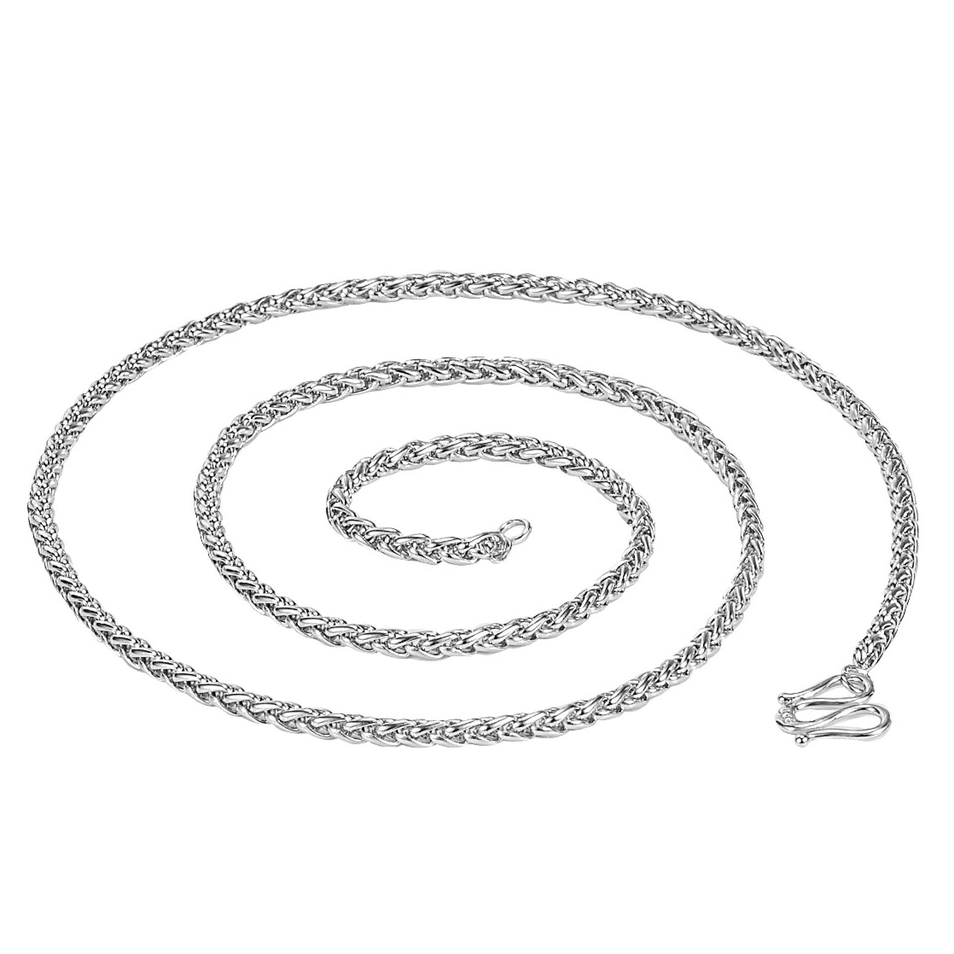 

Темпераментное платиновое колье Шопена с посадкой 60cm