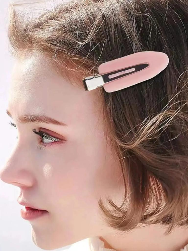 8pcs/set Women Girls No Bend Seamless Hair Clips Side Bangs Barrette Makeup Washing Face Accessories Styling Hairpins
