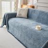 Black Sofa Cover Modern Chenille Thickened Sofa Towel Sofa Cover Sofa Cushion Cloth