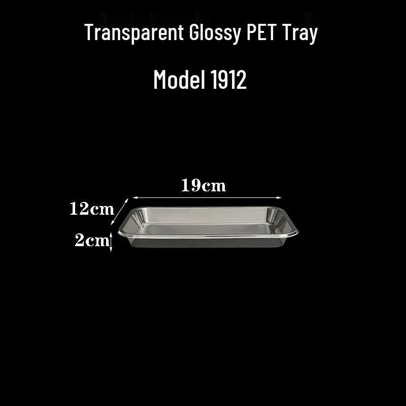 Disposable Rectangular PET Trays