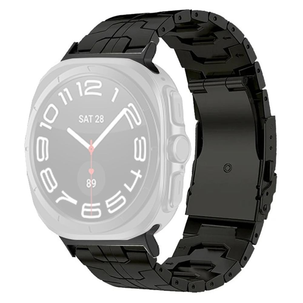 Watch Strap for Samsung Galaxy Watch8 44mm/40mm/Watch8 Classic 46mm Titanium Alloy Wrist Band with Safety Buckle