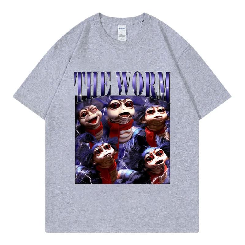 Marcus The Worm Zabawny Mem Koszulka Mężczyźni Kobiety Moda Vintage Krótki Rękaw Koszulki Letnie Casual Luźna Bawełniana Koszulka Streetwear