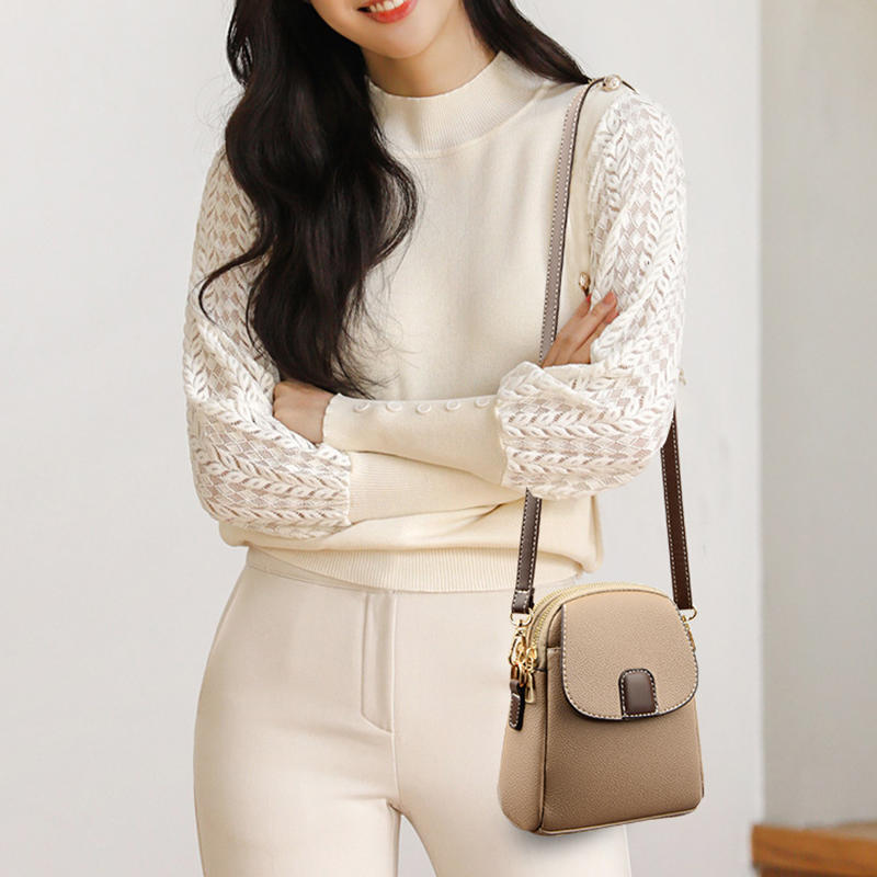Women's Crossbody Bags PU Leather Mobile Phone Bag For Female Bag Designer Simple Fashion Messenger Bags