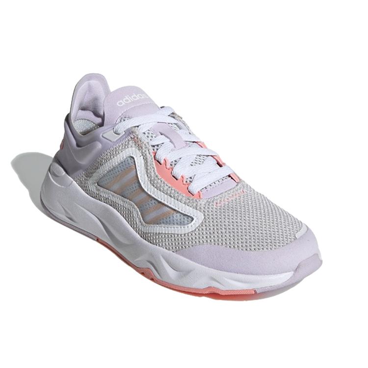 Adidas Neo Futureflow Cushioning Low Top Running Shoes Women's Light Purple Orange FW7199