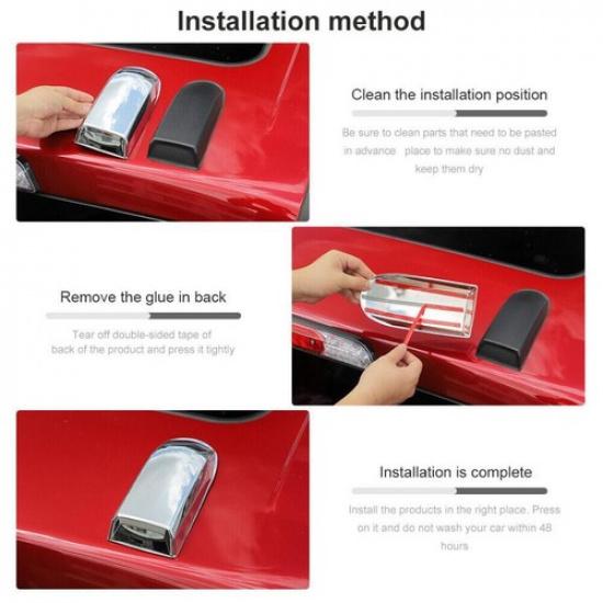 For - Ford F150 F-150 Chrome Top Roof Antenna Base Cover Trim Cap Decor