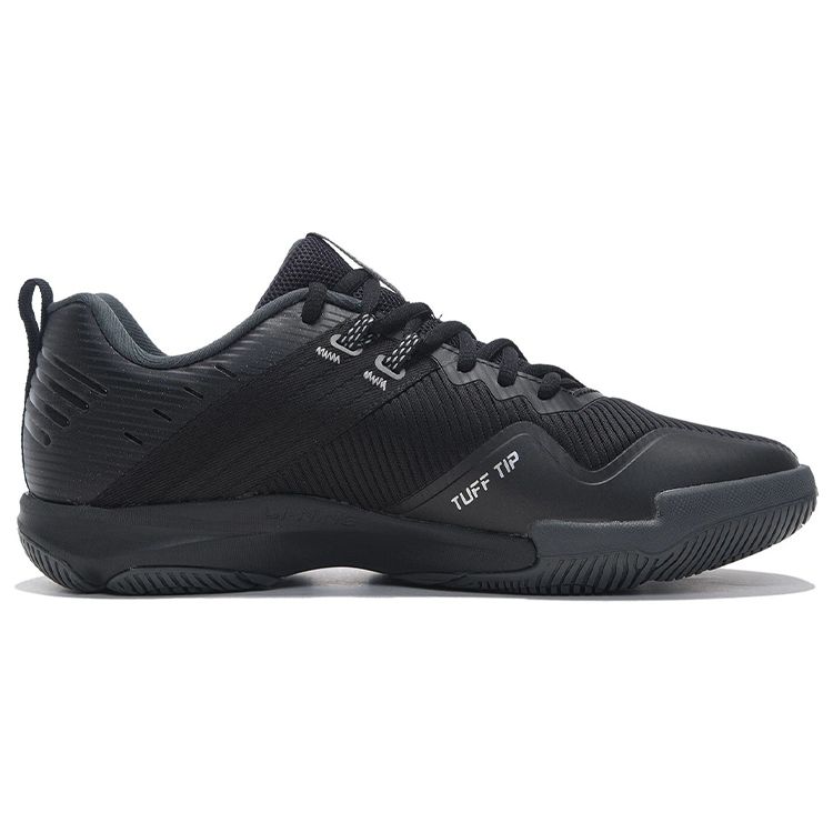 Li-Ning Chameleon TD Professional Competition Shock Absorption Non-Slip Wear-Resistant Low-Top Badminton Shoes Men Shoes Black AYTP031-11