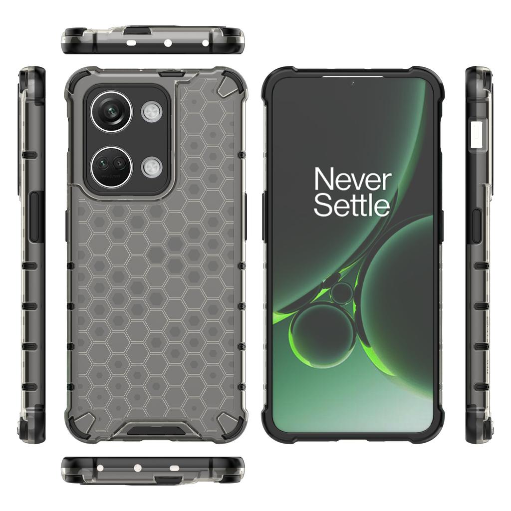 For OnePlus Nord 3 5G/Ace 2V Anti-drop Phone Case Honeycomb Texture Shockproof Cover