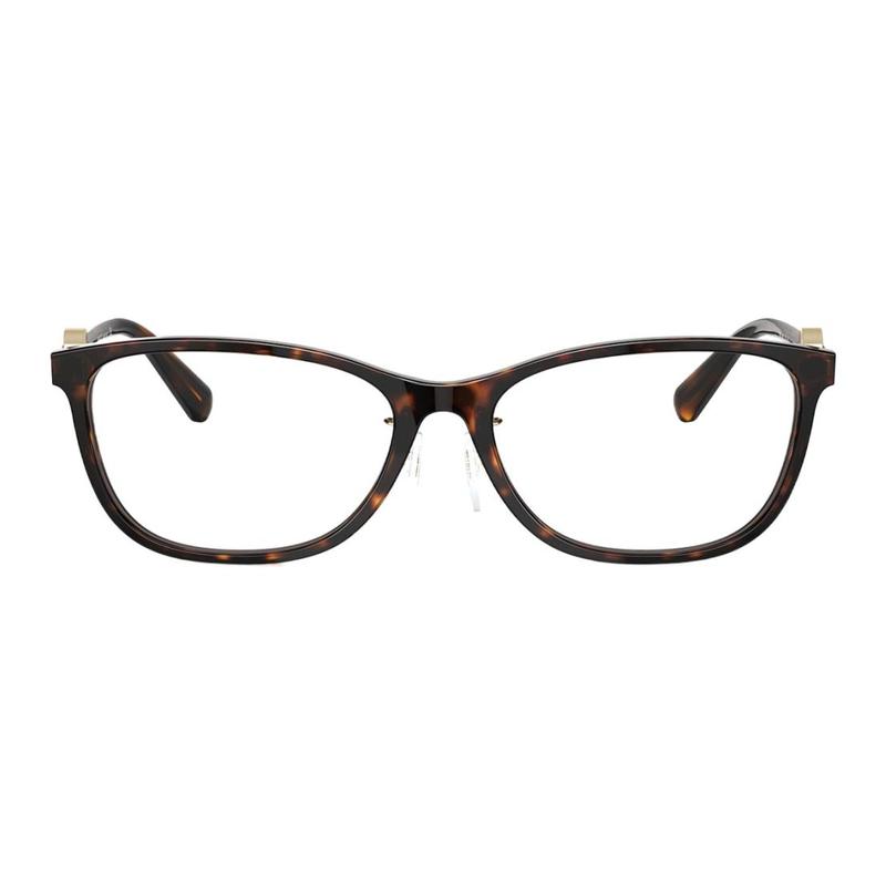 Versace Micro logo design plastic oval optical frame women's tortoise shell 12098608 VE3297D-Tortoiseshell 55